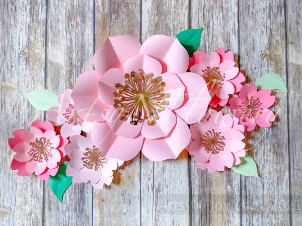 paper flower template pack