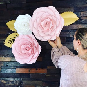 paper flowers for wall decor