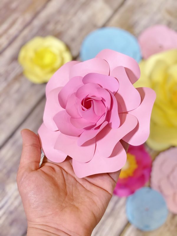 Paper flower template bundle