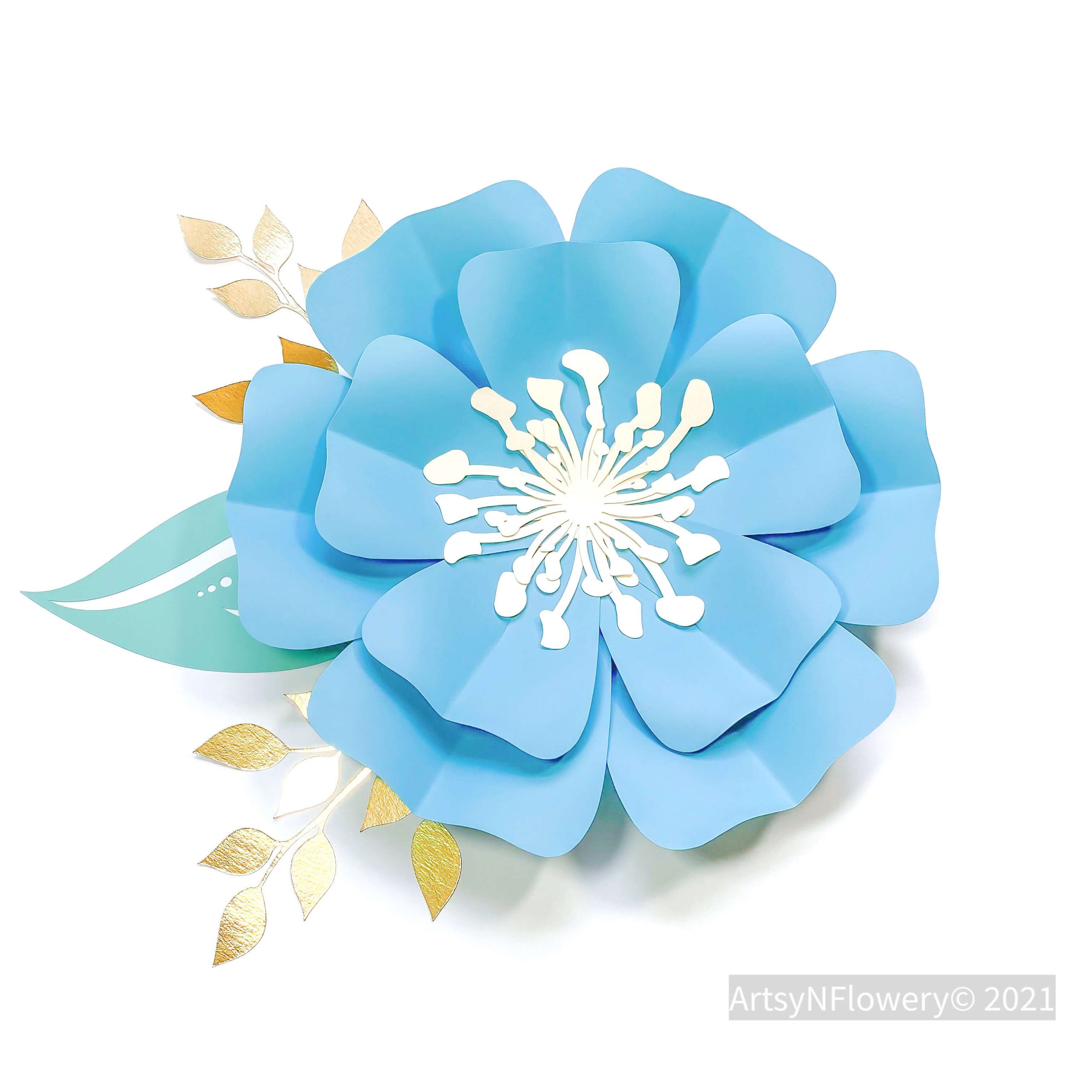 DIY Paper Flower Template in SVG and PDF Printable, Petal Template for  Flower Making, AnF N.4 – IvaCrafts